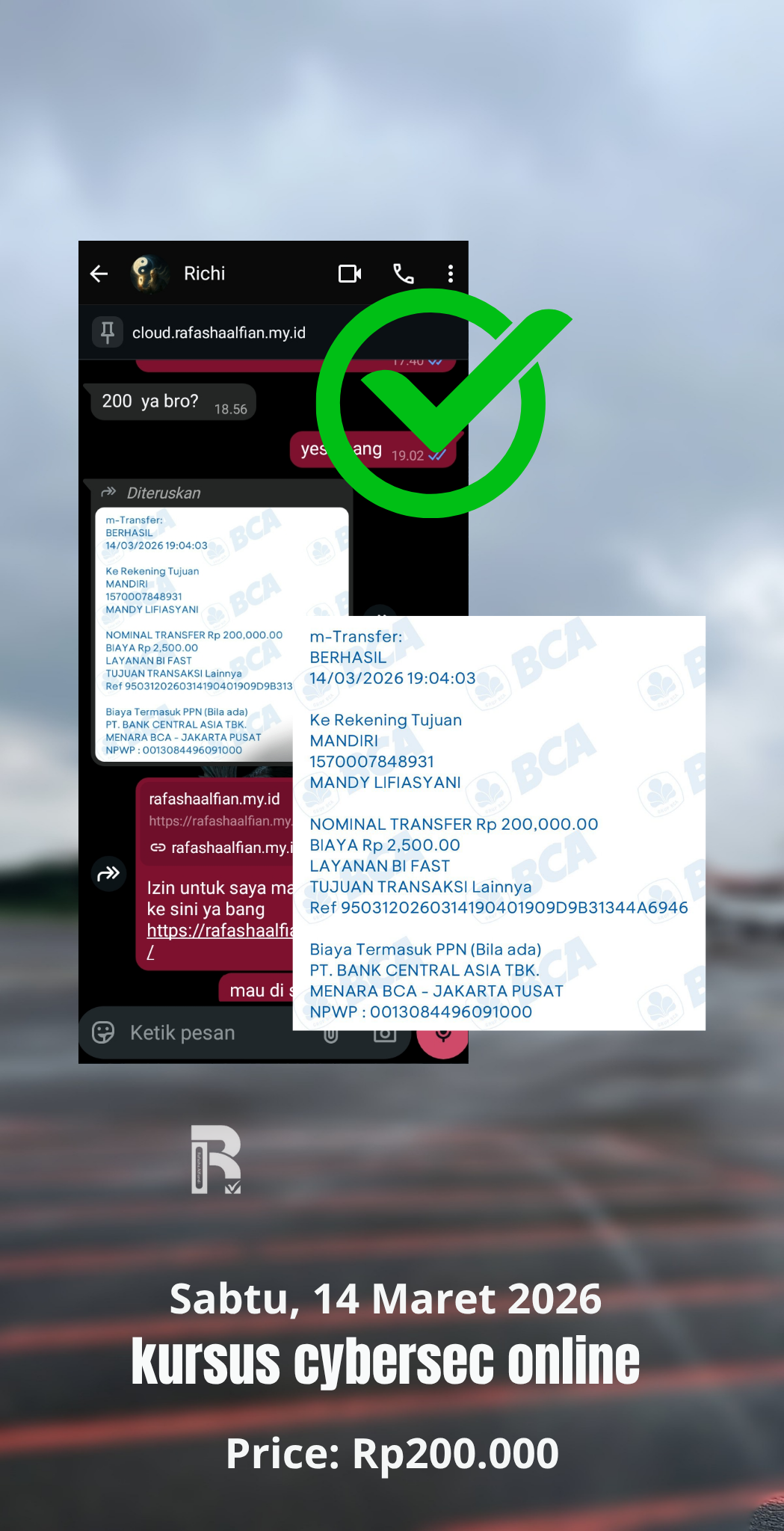 Testimoni Kursus CyberSec